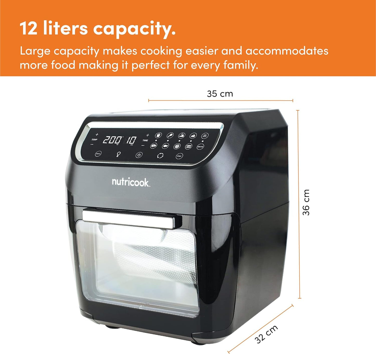 Nutricook Air Fryer Oven 12L